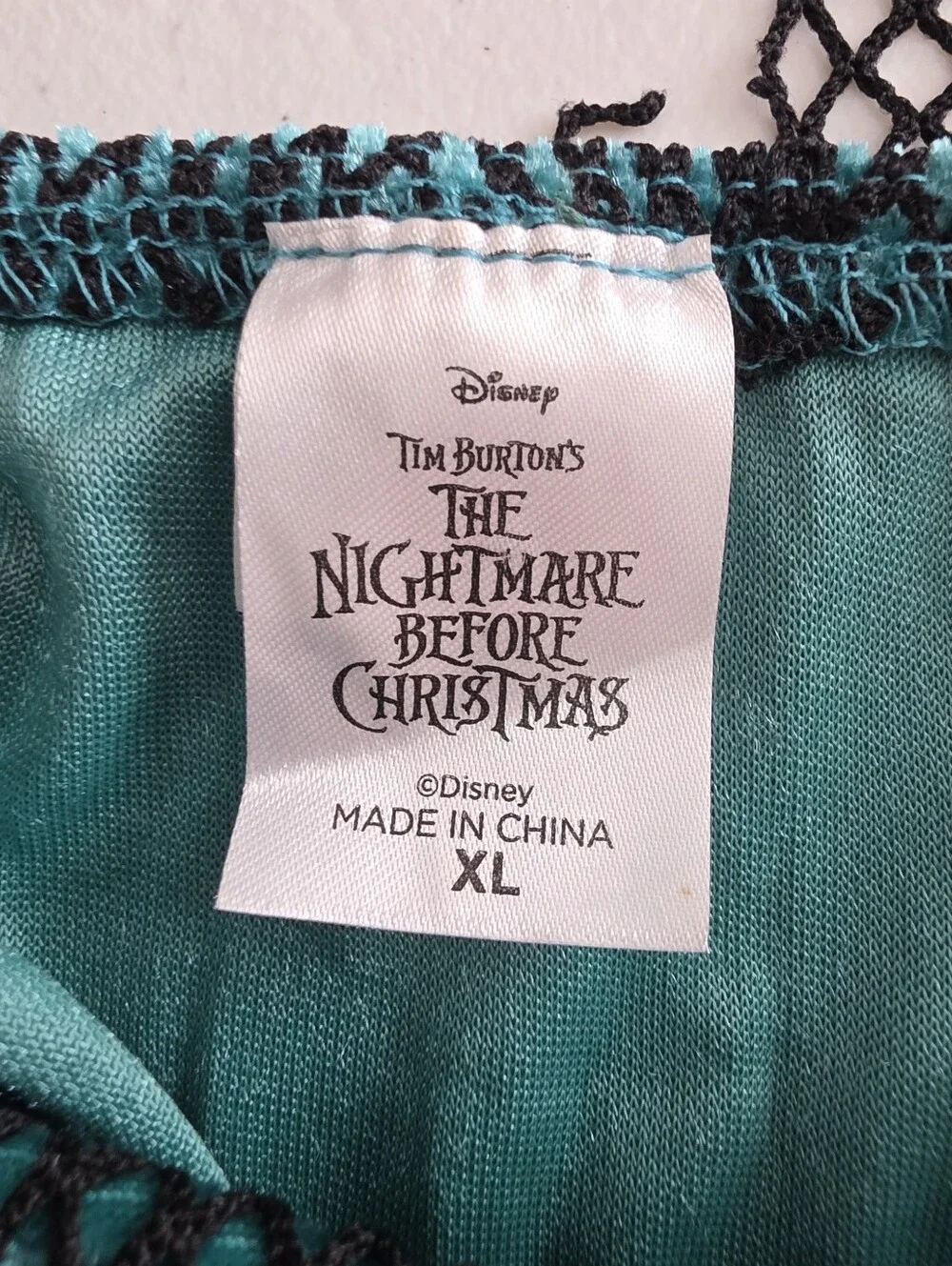 Disney Nightmare Before Christmas Sally Costume Girls XL Halloween Dress